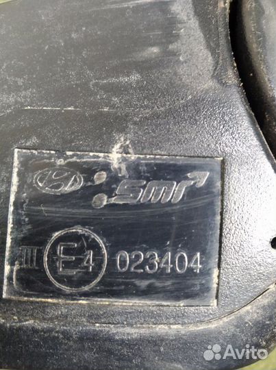 Зеркало заднего вида правое Hyundai Solaris 1