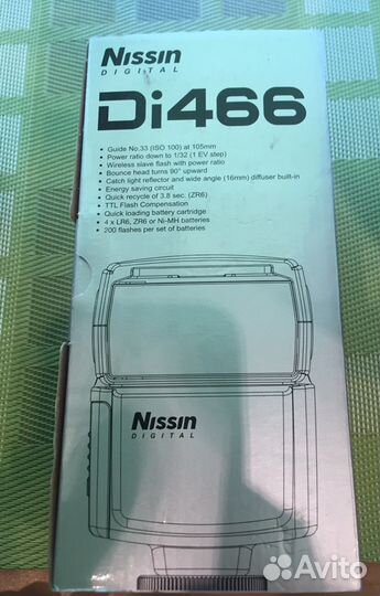 Продам новую фотовспышку Nissin Di466