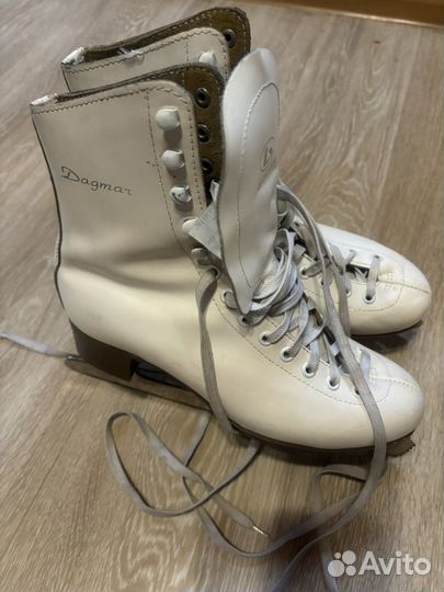 Коньки botas кожаные 39 размера