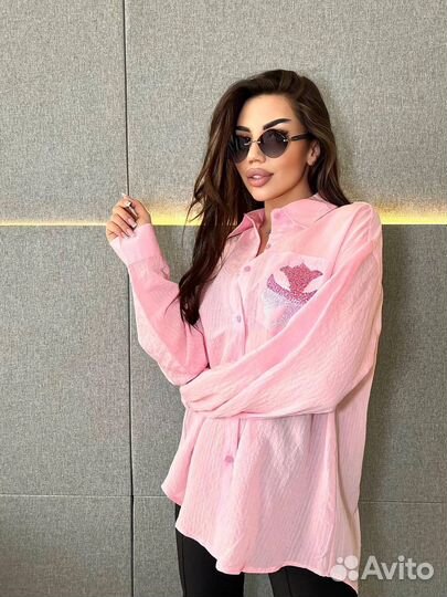 Рубашка chrome hearts