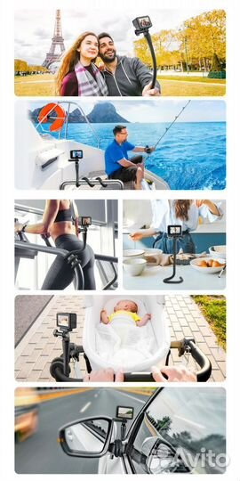 Гибкий штатив/монопод/селфи палка Telesin