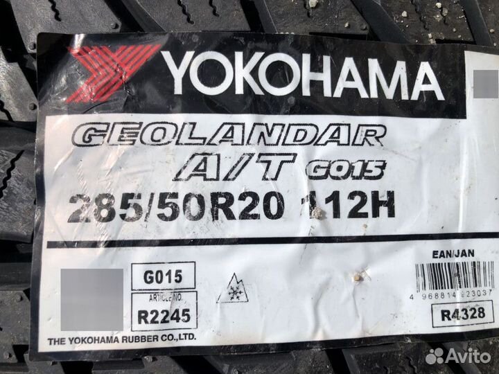 Yokohama Geolandar A/T G015 285/50 R20 112H