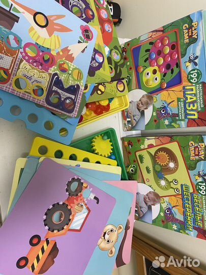 Детские развивающие игрушки пакетом