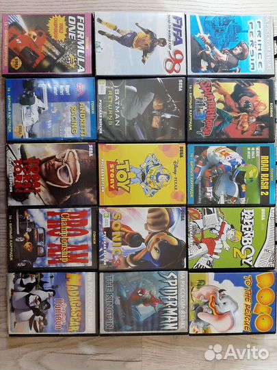 Картриджи sega