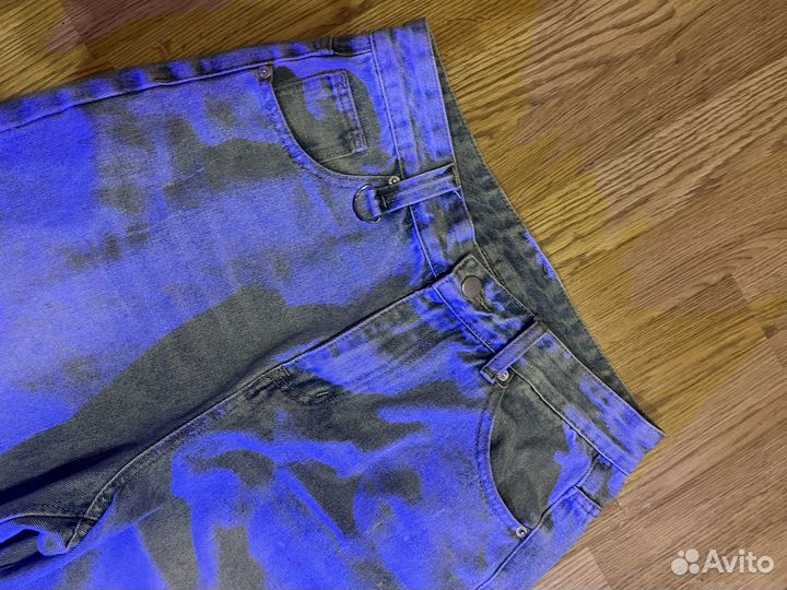 Джинсы широкие opium