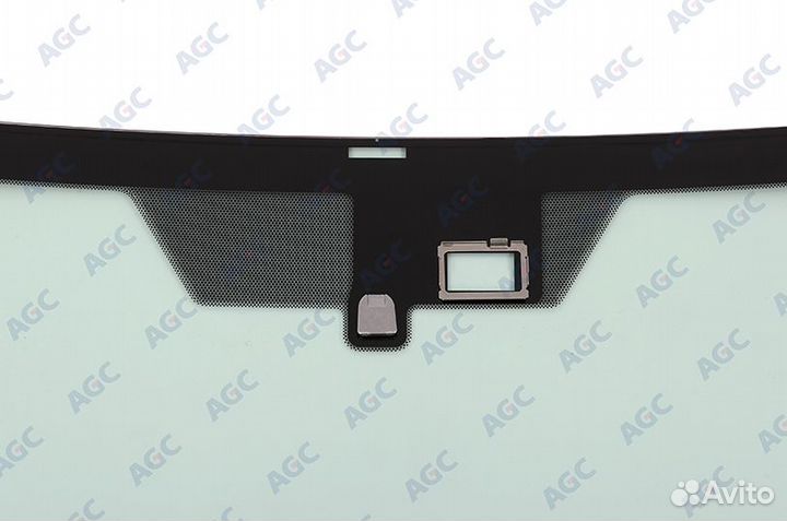 AGC lexus IS200/250/350 2005- стекло ветровое зеленое - solar control -С обогревом зоны дворников-дд