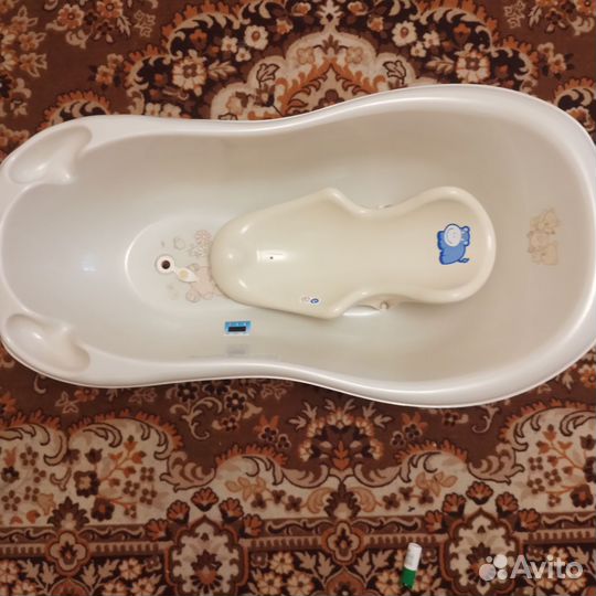 Ванночка для купания с термометром + Горка