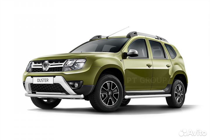 Защита переднего бампера 63 мм Renault duster