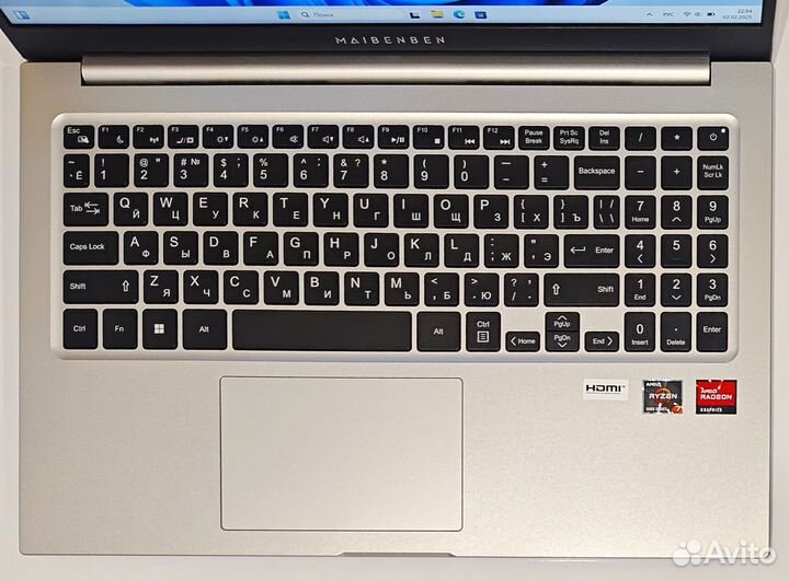 Новый Maibenben M557/Ryzen7/16/512