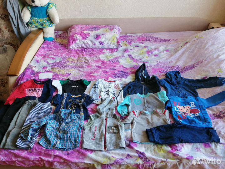 Вещи пакетом на мальчика 74-80