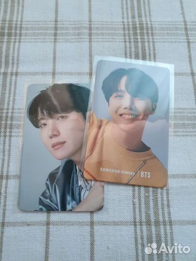 Официальные карты bts самсунг джин намджун хосок