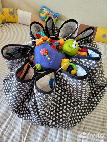 Коврик для ползания детский мешок для хранения