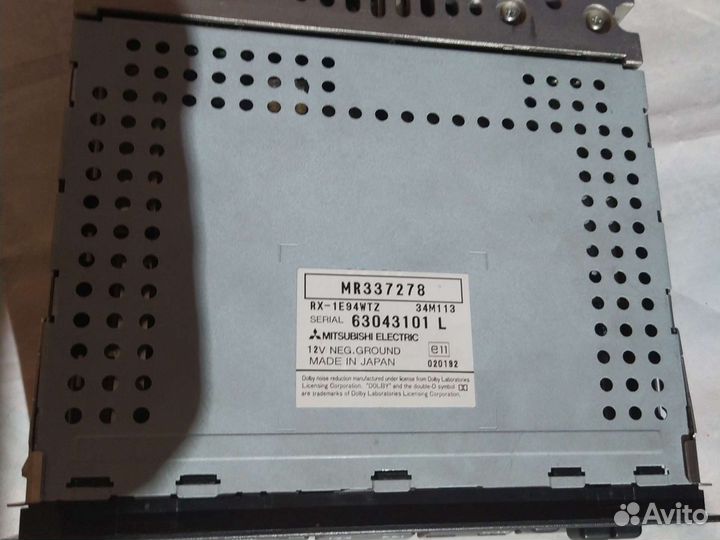 Магнитола Mitsubishi Pajero 3