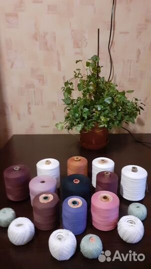 Нить швейная, вязальная, хлопок, СССР