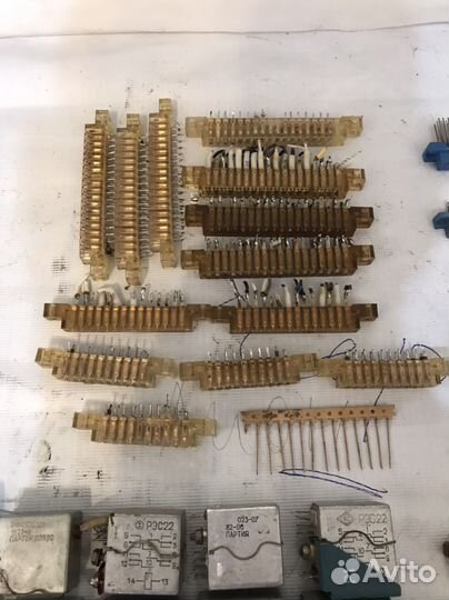 Радиодетали СССР Реле разъемы переключатели
