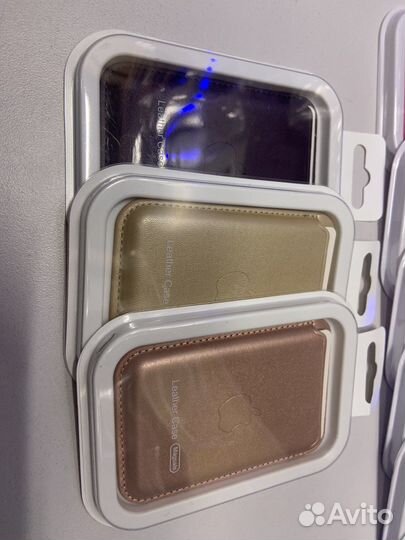 Чехол magsafe + magsafe leather case