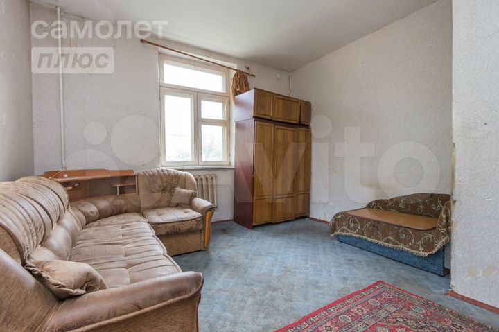 Комната 17,6 м² в 1-к., 2/2 эт.