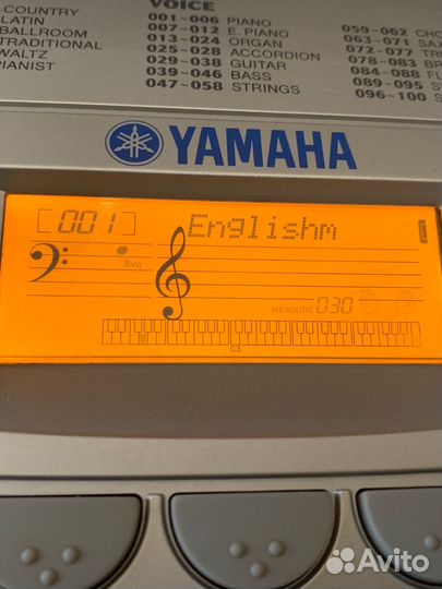 Синтезатор yamaha psr 275