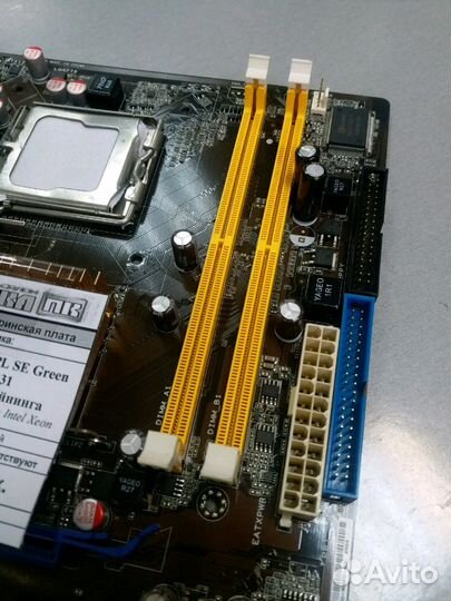 Материнская плата ATX S775 asus P5KPL SE Green