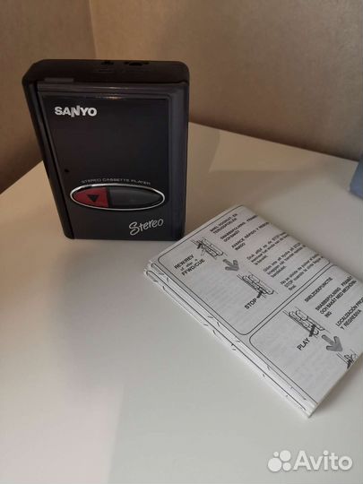 Кассетный плеер sanyo новый