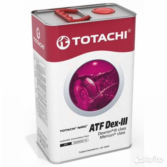 Totachi 21204 totachi niro ATF DEX III (4L) жидкос