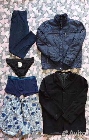 2 пакета мужских вещей