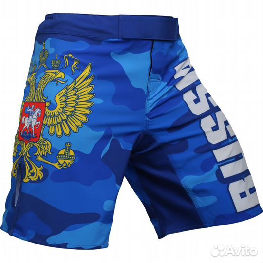 Шорты мма Alfa Brend Camo синие (XL)