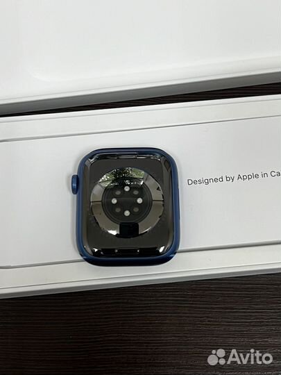 Apple watch 7 45 mm синие