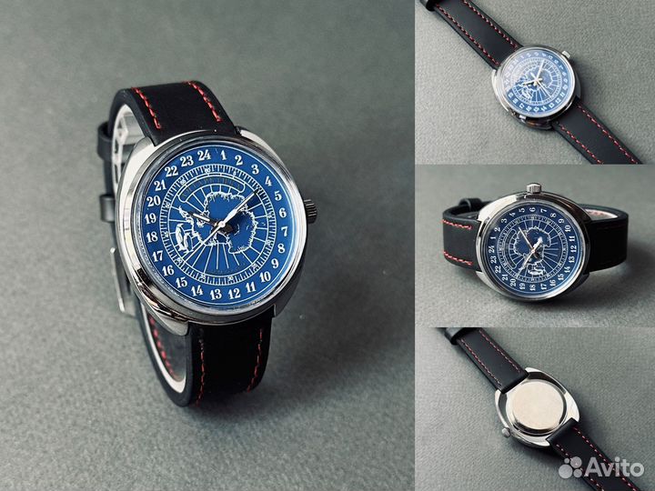 Ракета Антарктика Полярные наручные часы СССР