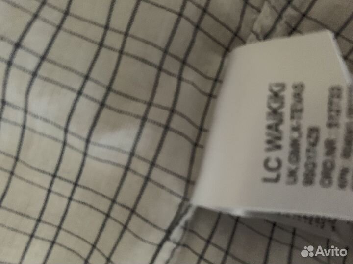 Рубашка на подростка новая хлопок