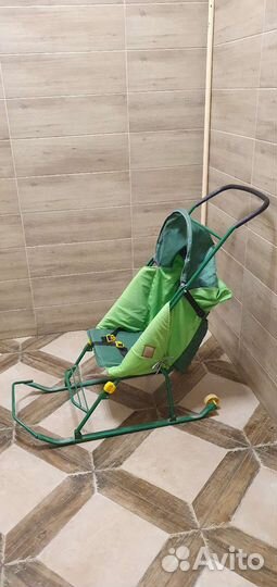 Детские санки коляска