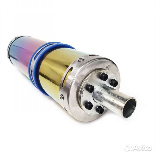 Универсальный прямоточный глушитель 365*90mm