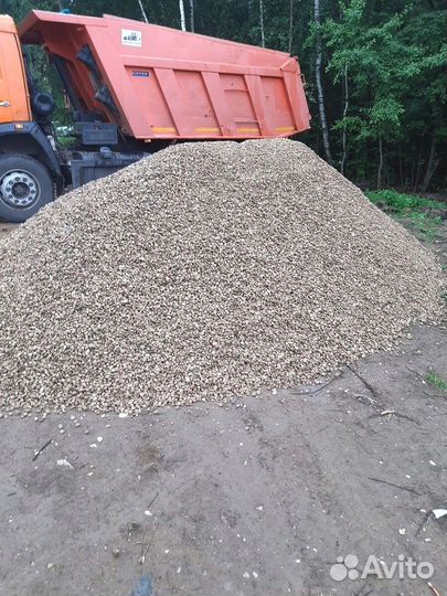 Щебень гравийный на подушку