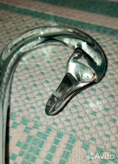 Стекло фигурка статуэтка лебедь