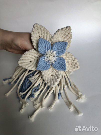 Макраме цветок
