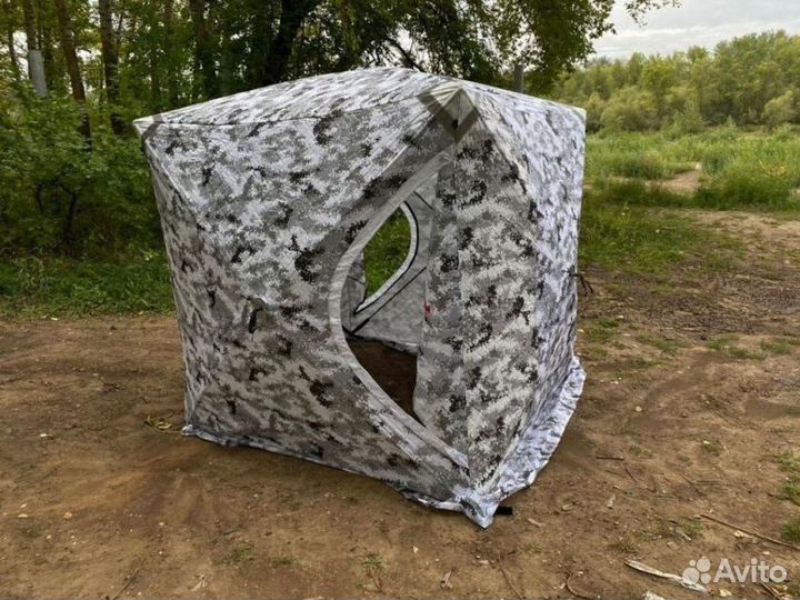 Палатка cube с полом+фонарь все размеры