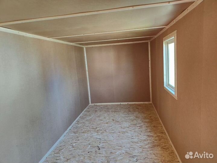 Бытовка деревянная утепленная с электрикой