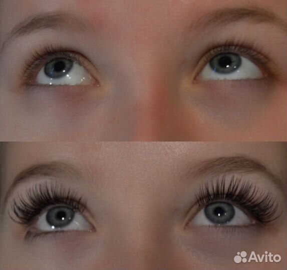 Наращивание ресниц модель