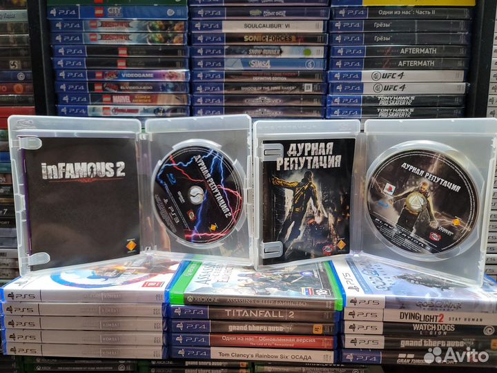 PS3. InFamous 1 + 2. Лот для Авито доставки