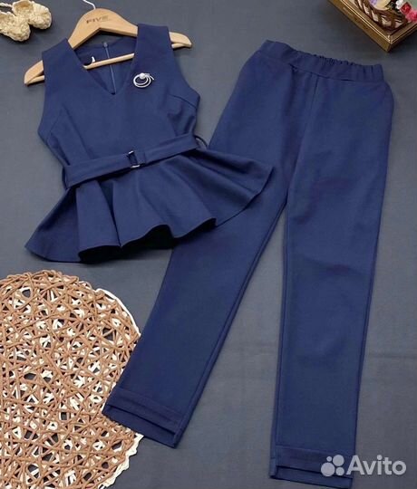 Новый школьный костюм для девочки 128-146