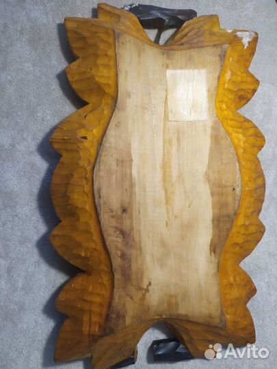 Поднос из целого куска дерева из СССР