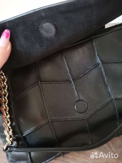 Сумка кожаная от zara