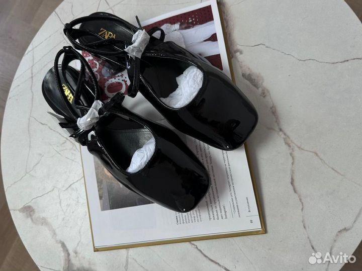 Балетки zara туфли