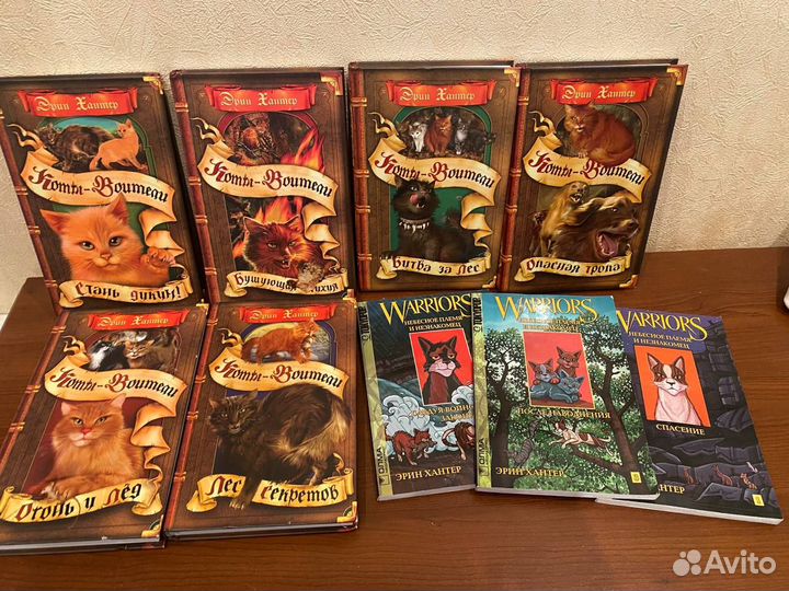 9 книг Коты Воители