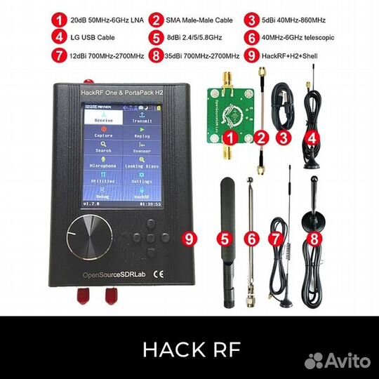Hackrf one portapack h2