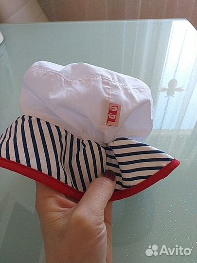 Летние панама, кепка и шапочка с цветком