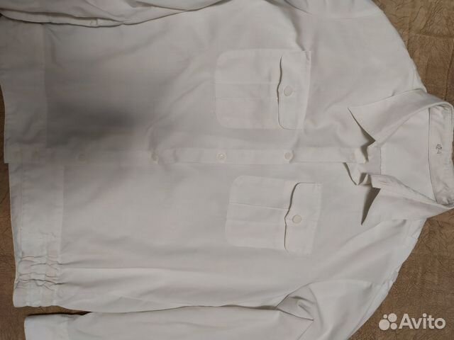 Рубашка белая военная хб