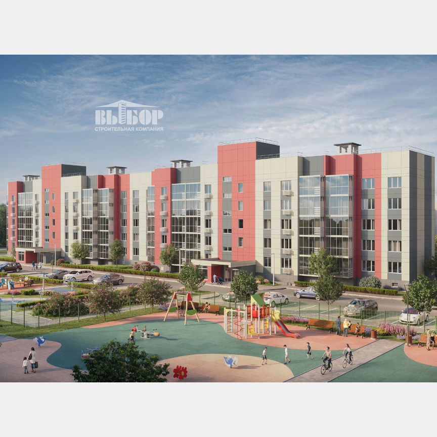 3-к. квартира, 65,4 м², 1/5 эт.