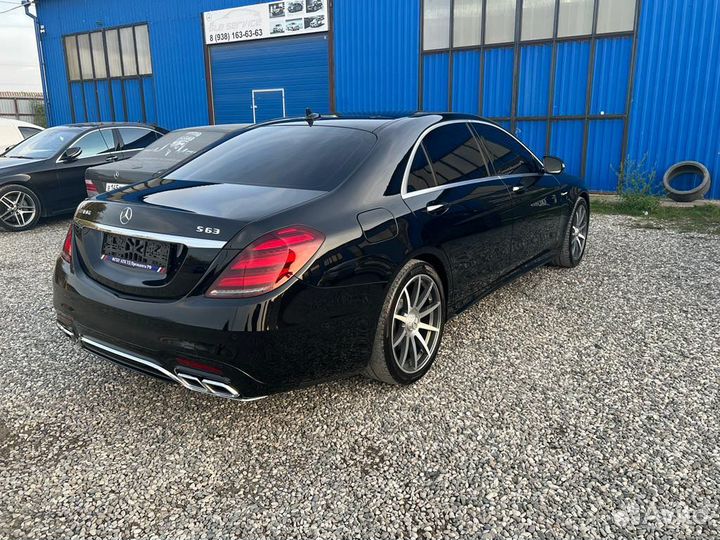 Рестайлинг AMG S63 Mercedes w222