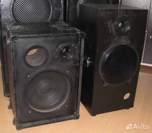 Колонки Pro 1100-2200W 2шт D12